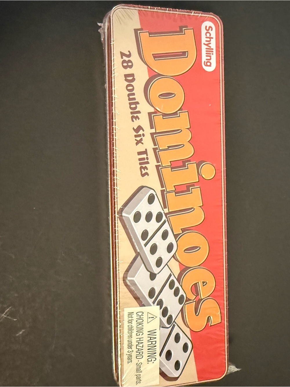 Schylling Red Dominoes Game - 28 Double-Six Tiles - Picture 3 of 3